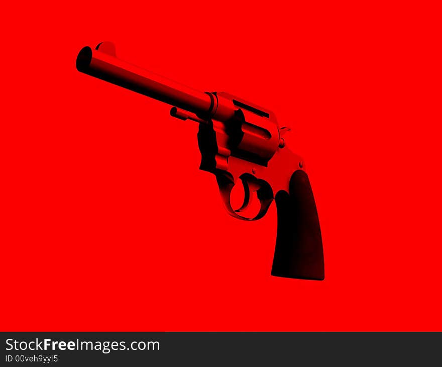 An image of a gun and some blood. It would be a good concept image for criminality and violence. An image of a gun and some blood. It would be a good concept image for criminality and violence.