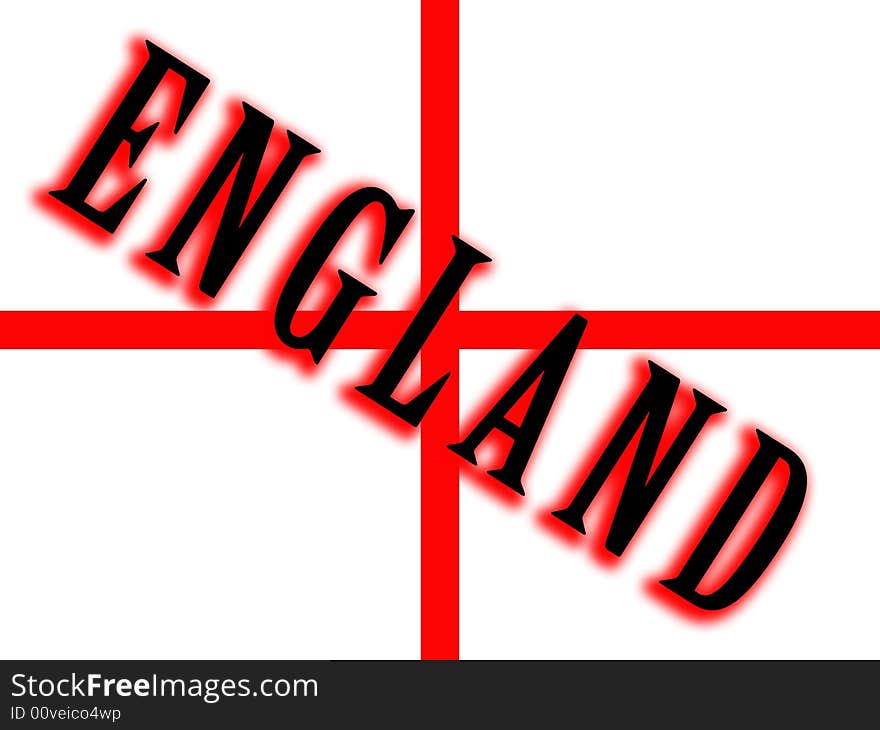 A image of the flag for England, which is part of the united Kingdom of Britain. A image of the flag for England, which is part of the united Kingdom of Britain.