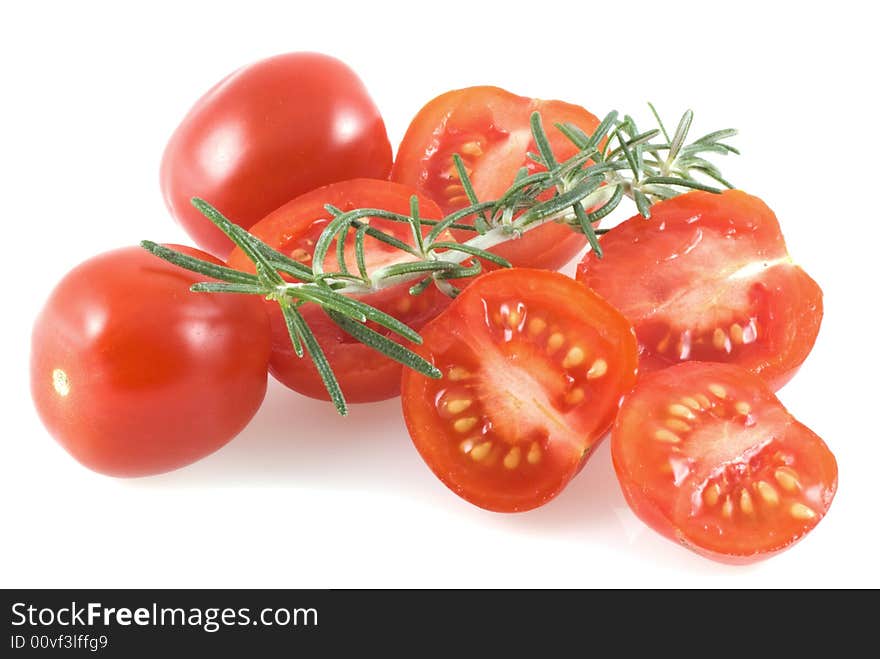 Cherry Tomatoes And Thyme.