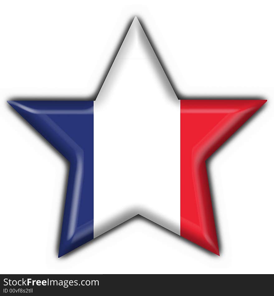 French button flag star