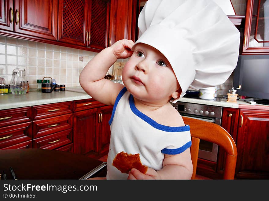 Little cook: fruits and baby food. Little cook: fruits and baby food