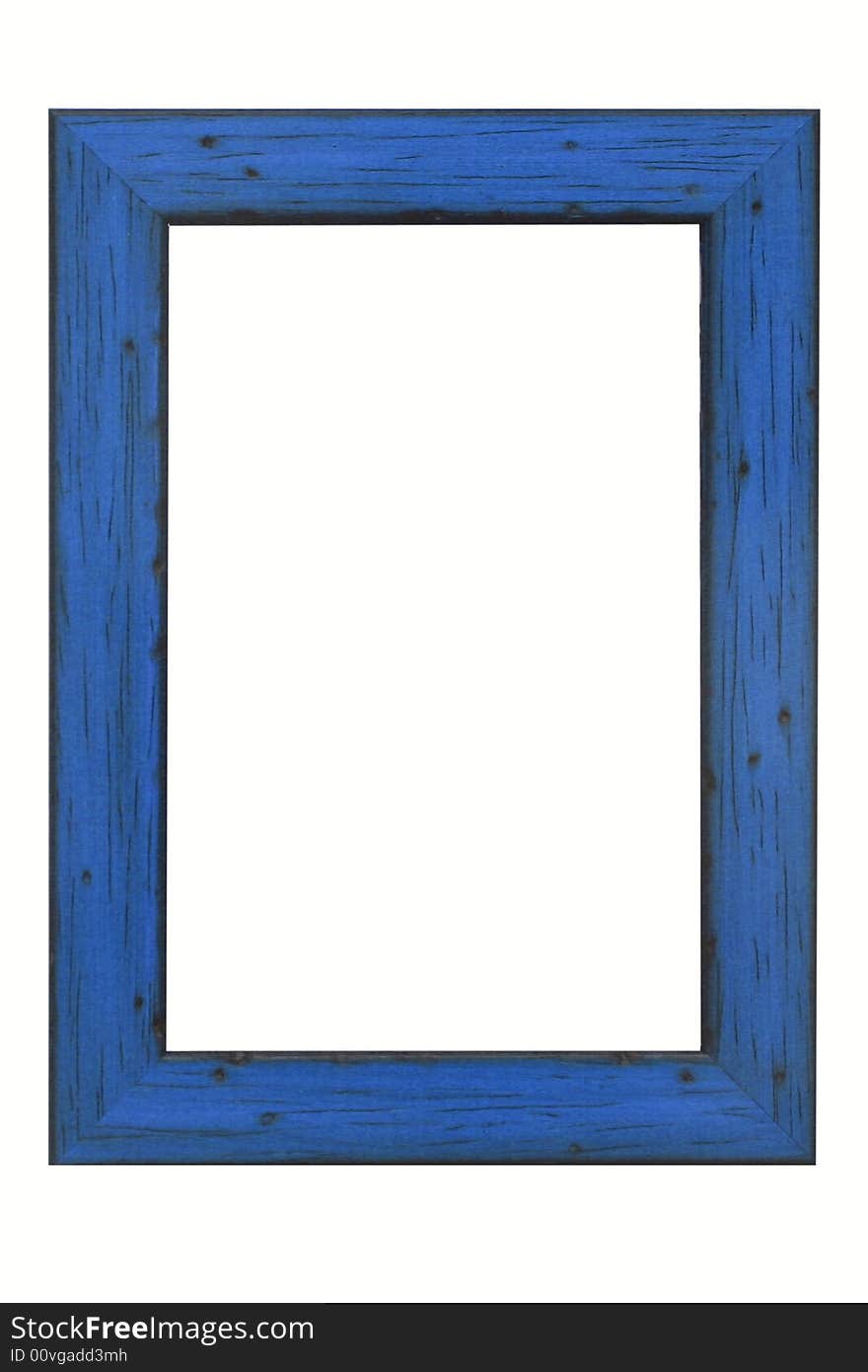 Colored wooden frame