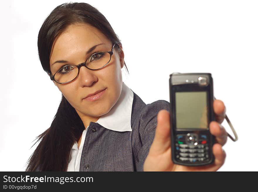 Woman With Mobile Phone