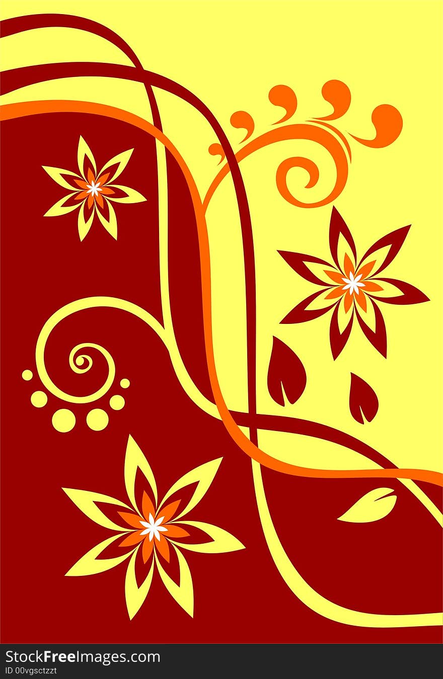 Abstract Floral Pattern