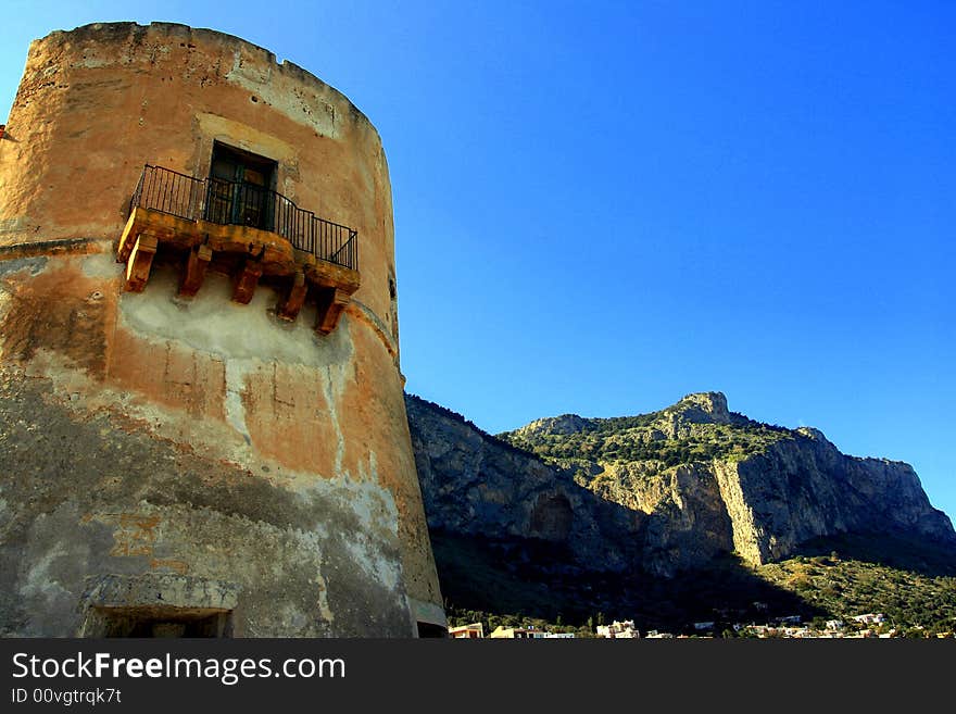 Ancient Building Tower, Palermo