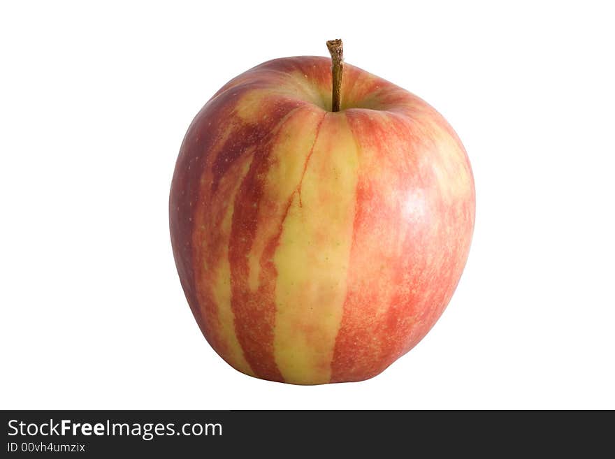 Fresh striped apple