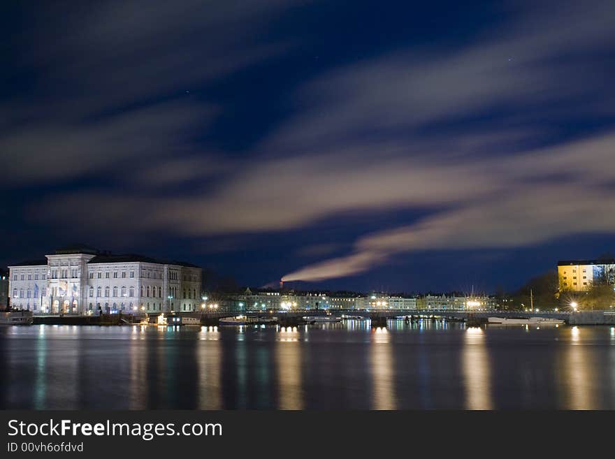 The national museum by night