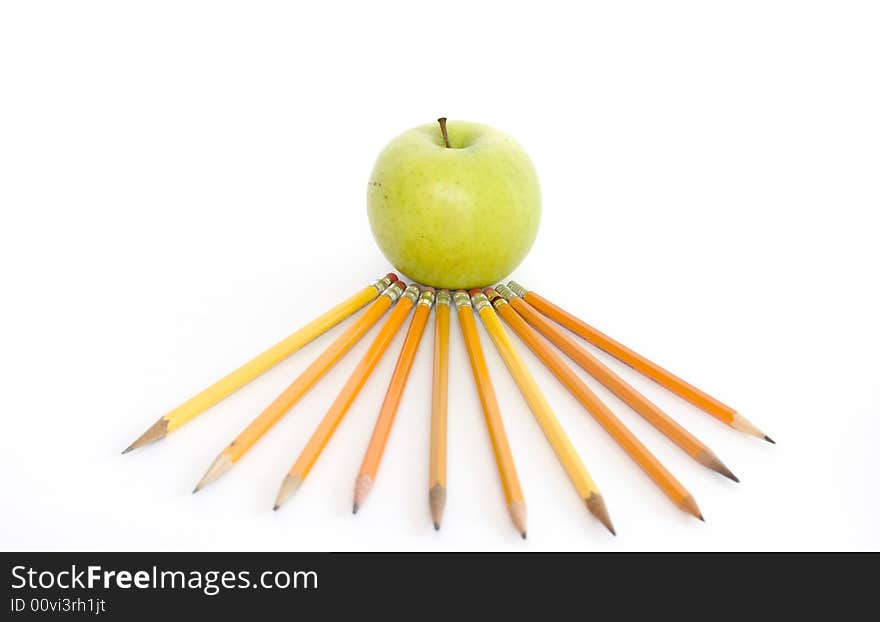 Apple And Pencils