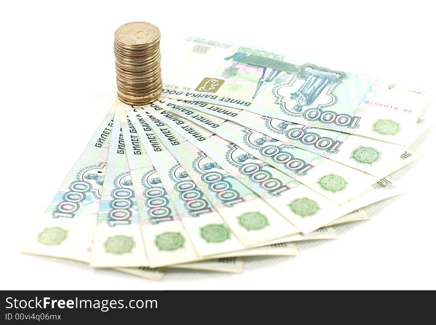 Money, coins, roubles, paper, metal, the finance, business, well-being, the sum, denominations