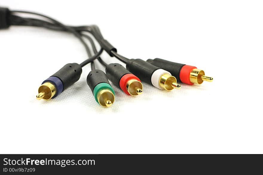 Wire, cable, cord, the tip, tip, video, audio ,