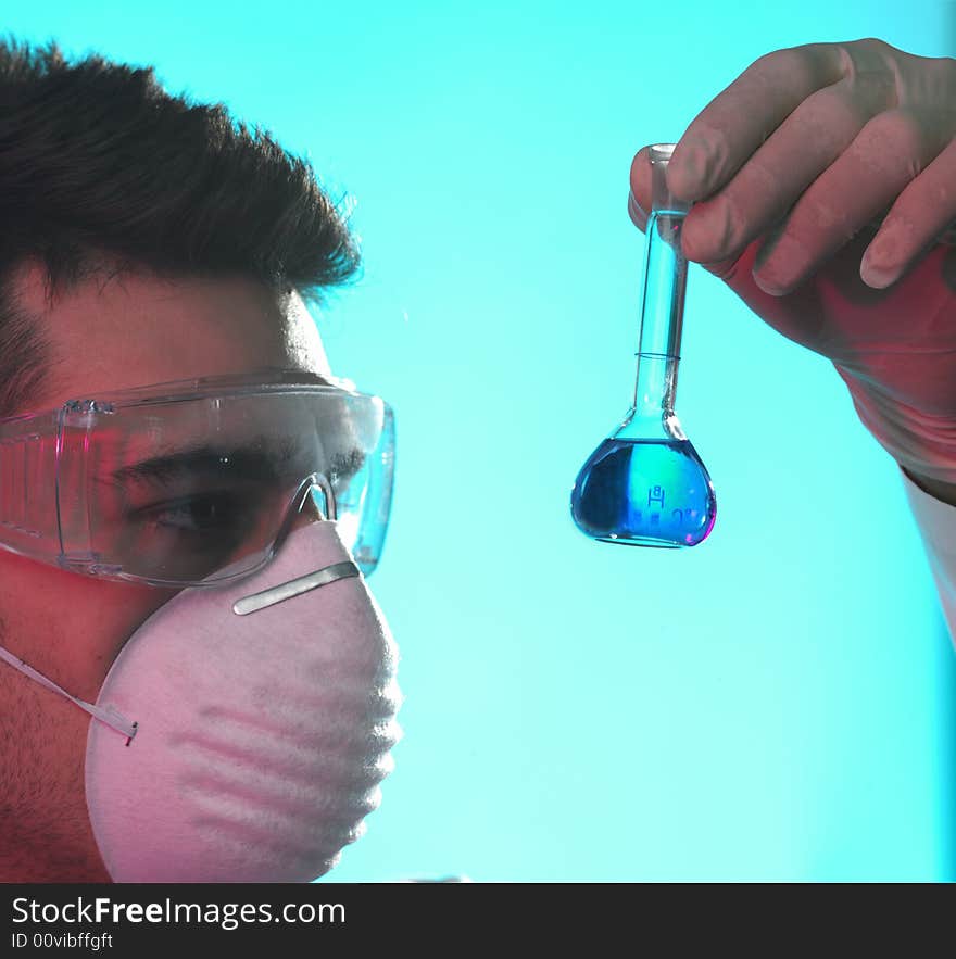 Man In The Laboratory