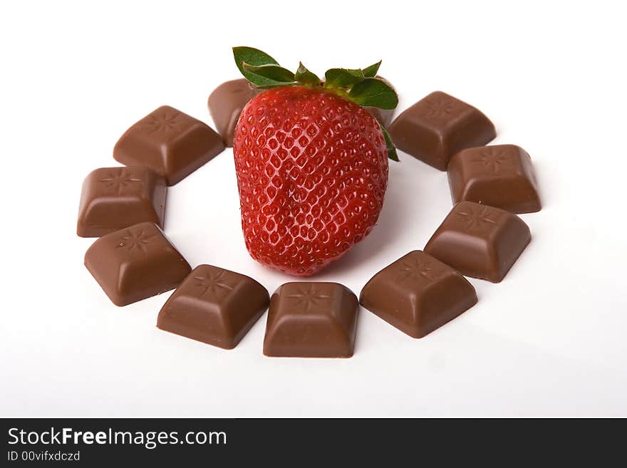 Chocolate Around Strawberry