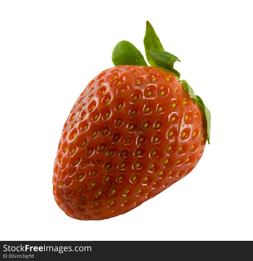 Strawberry isolated on white background