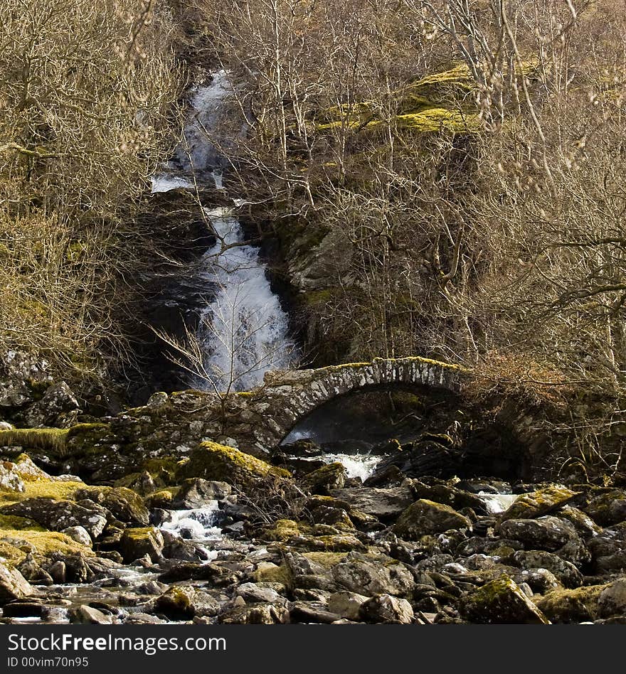 Lawers Waterfall,