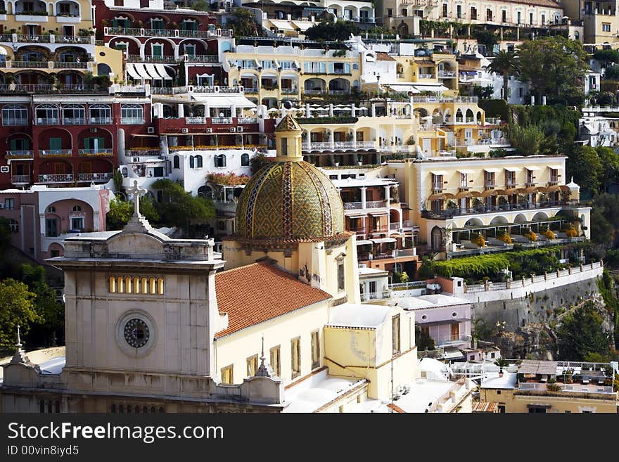 Positano On The Amalfi Coast, Italy