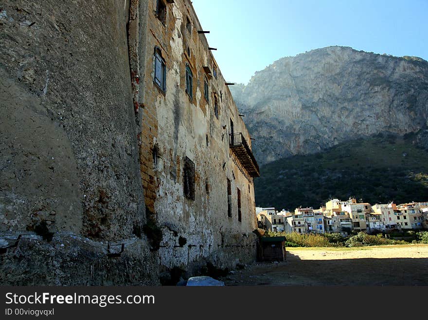 Sicily, Ancient Castle Wall