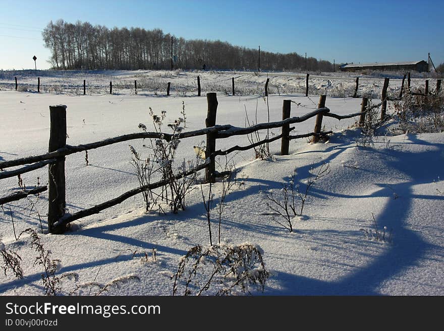 Winter fence