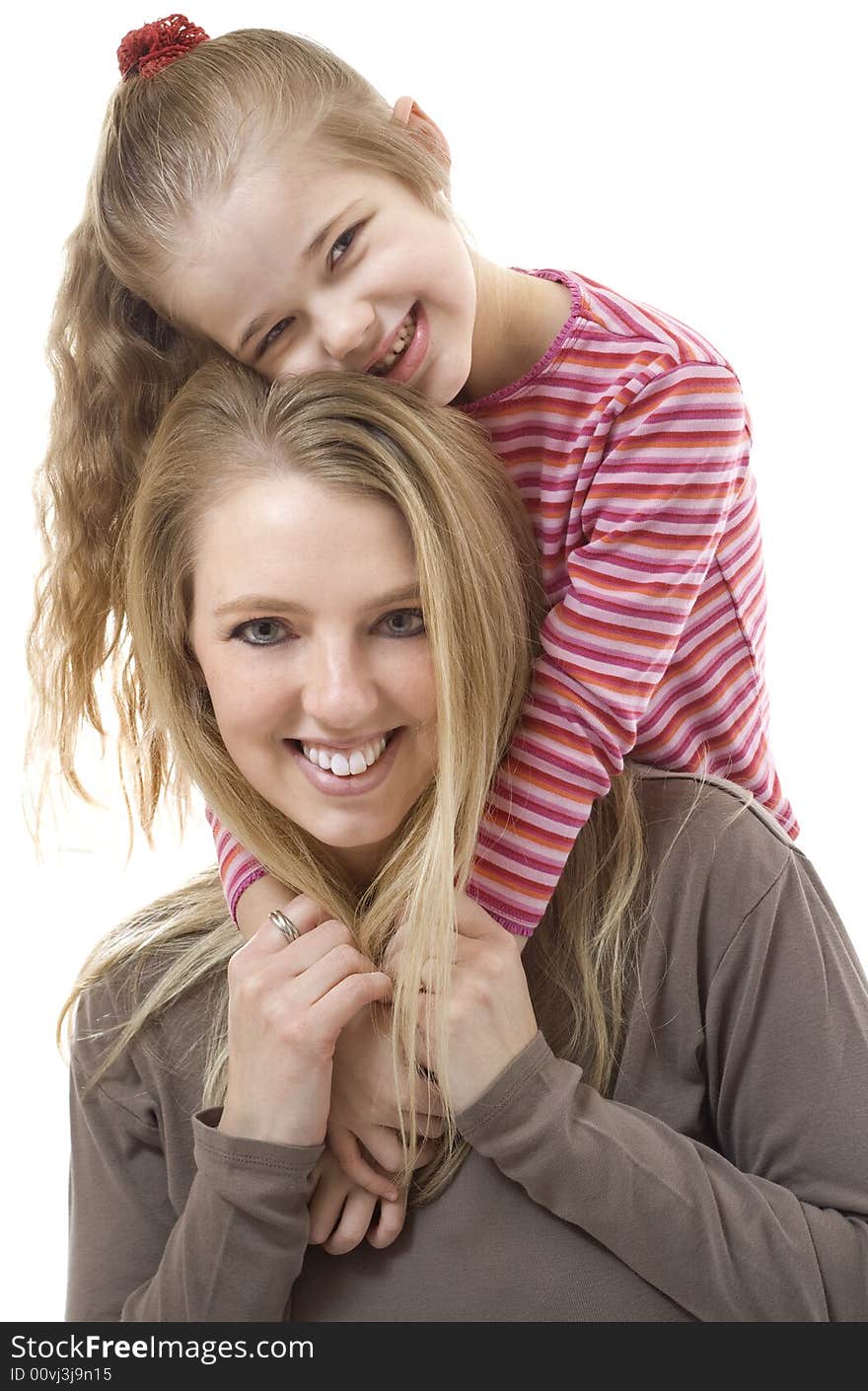 Happy Mother And Daughter