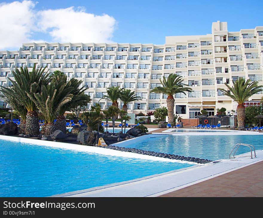 Pool in the SPA resort