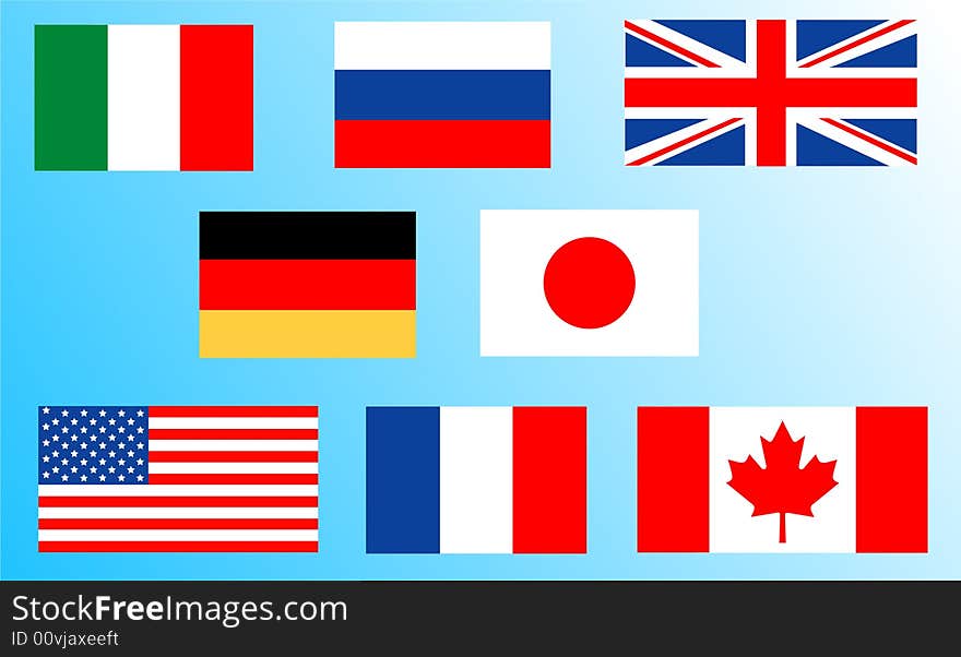 Flags Of The Big Eight