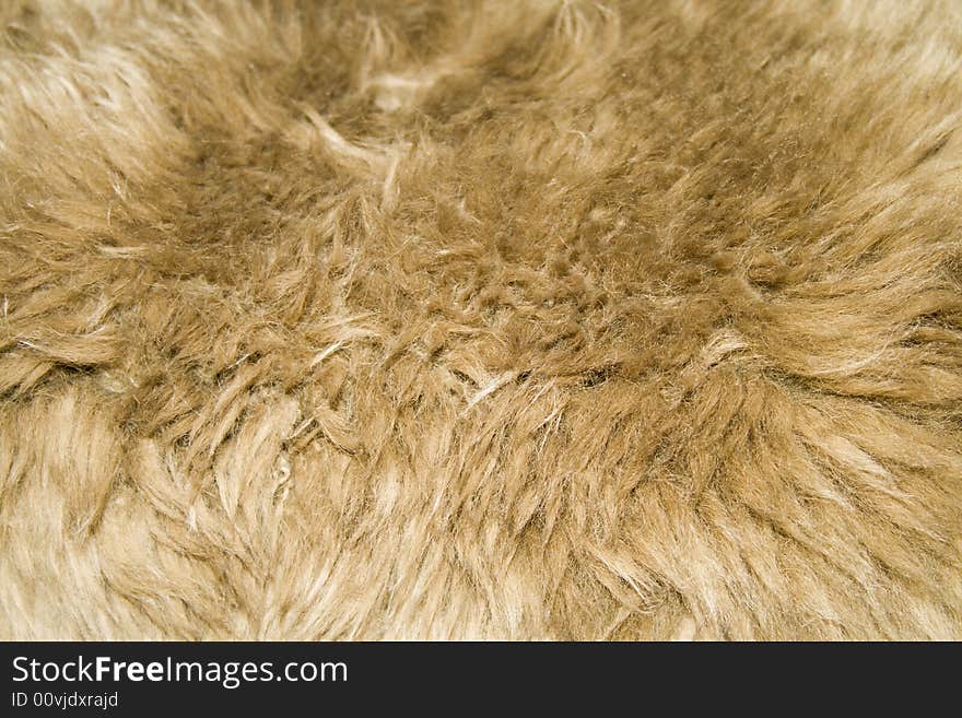 Structure fur used for rug covering on floor. Structure fur used for rug covering on floor