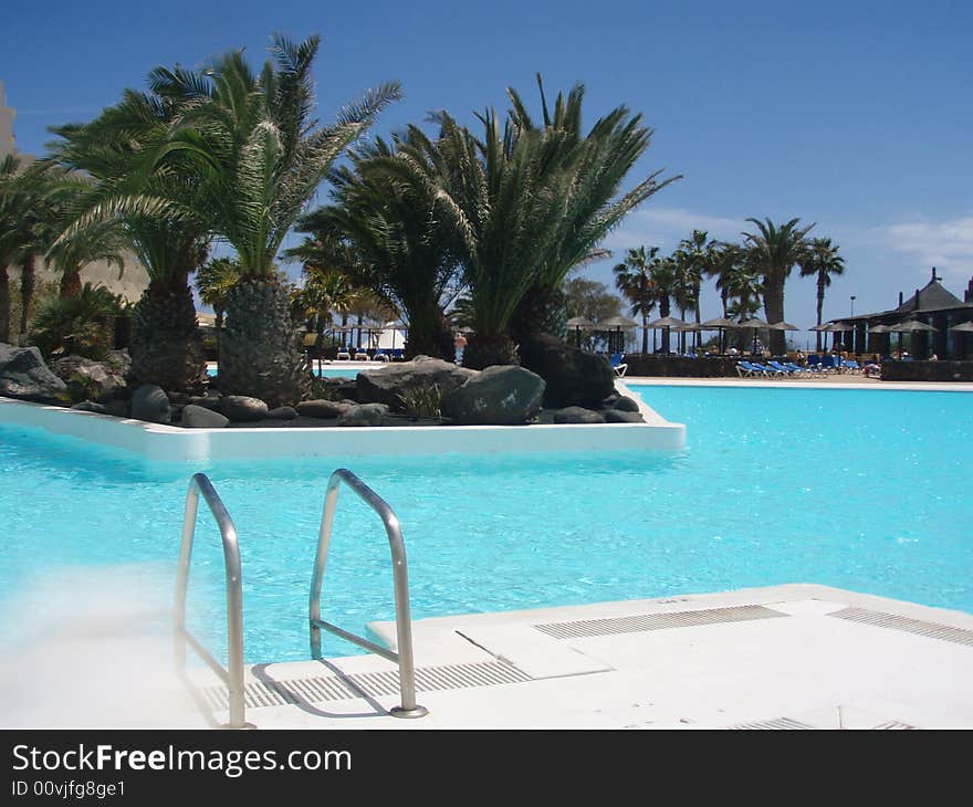 Pool in the resort