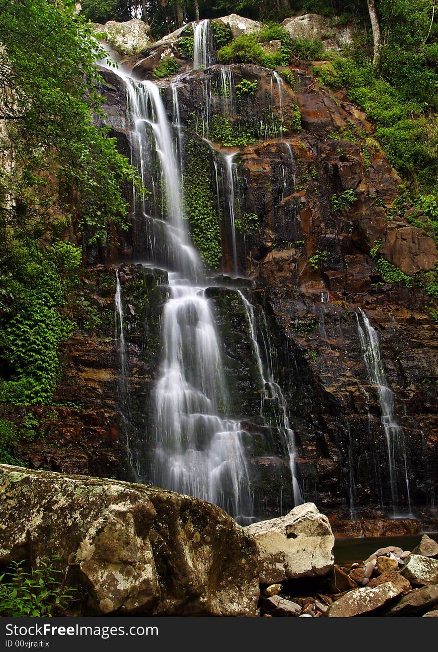 Upper Minnamurra waterfall in Minnamurra rainforest