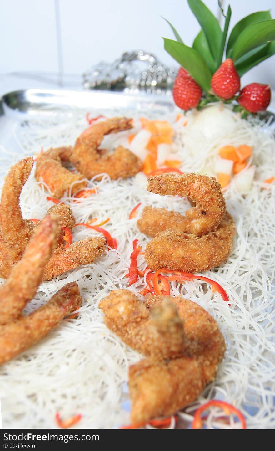 Fried shrimp