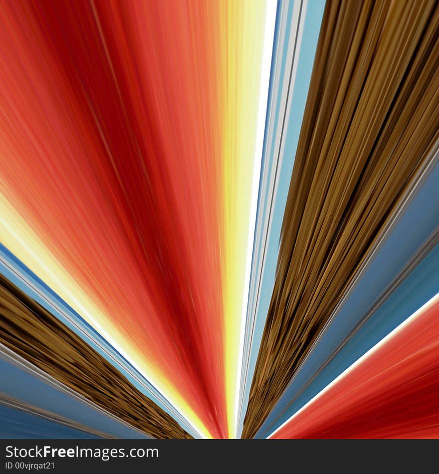 Abstract linear color background. Illustration.