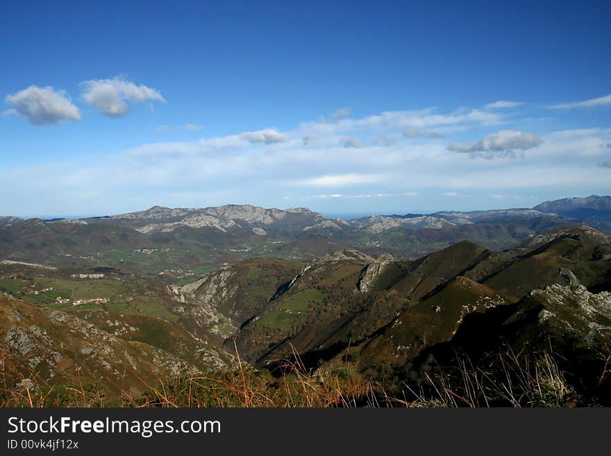 View from peaks of europe in spain. View from peaks of europe in spain