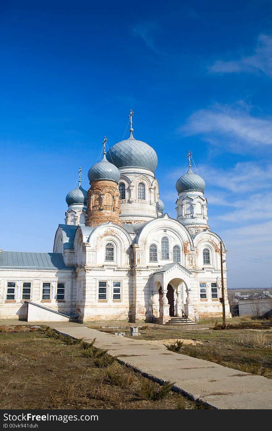 Photo of old abandoned church. Photo of old abandoned church