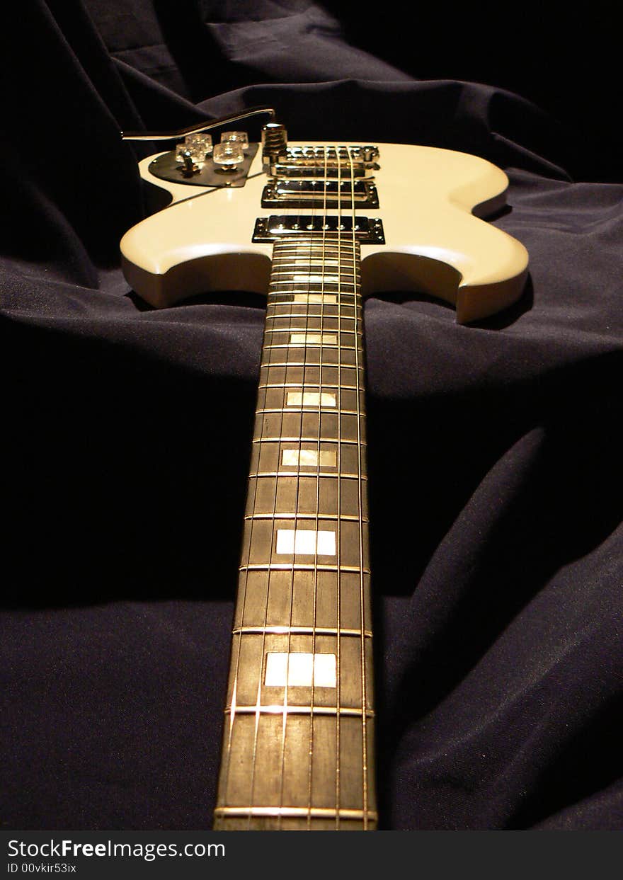 White Electric Guitar