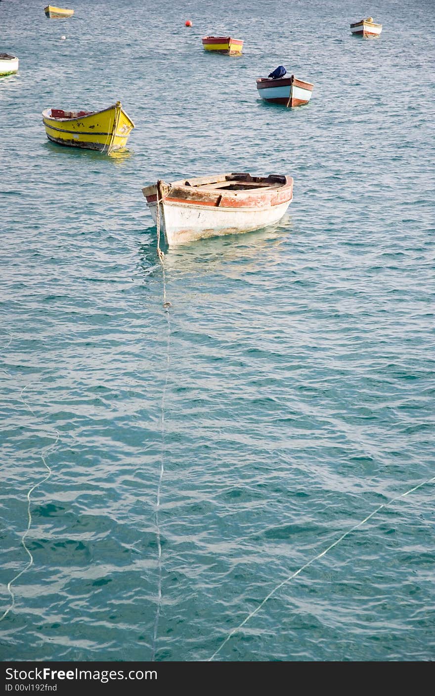 fishing boats.