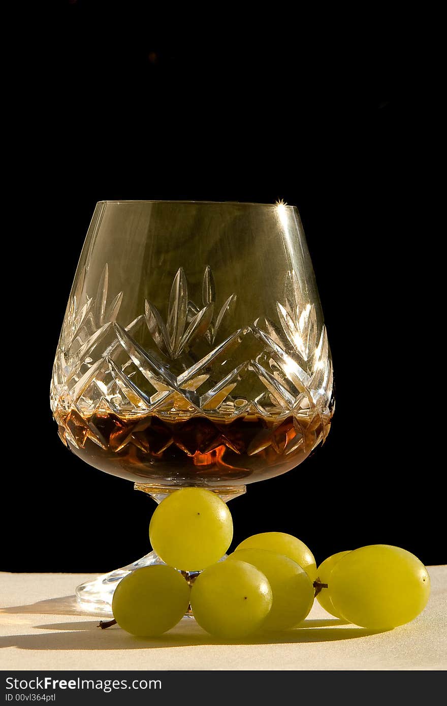 Cognac With Grapes