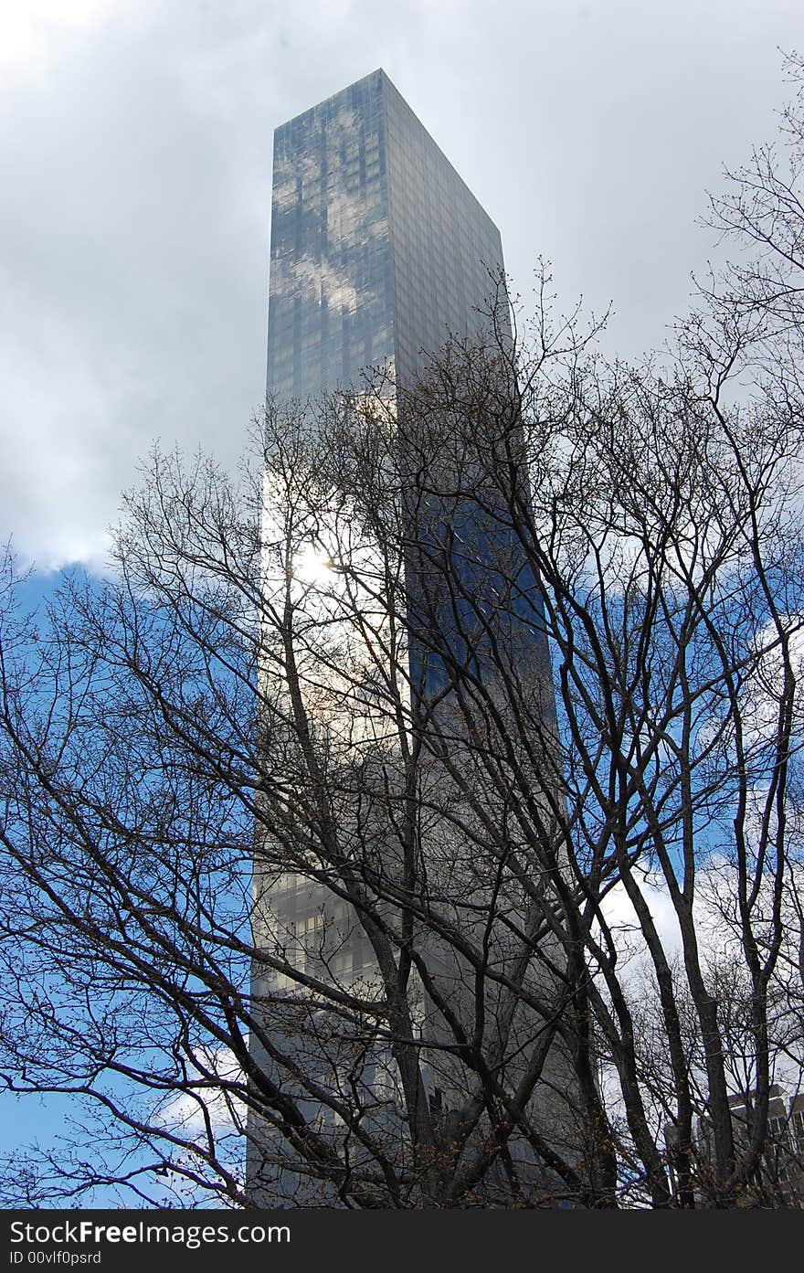 Skyscraper in New York, upper East side, near the UN. Skyscraper in New York, upper East side, near the UN.