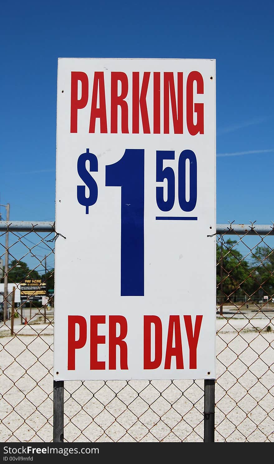 Parking Lot Sign