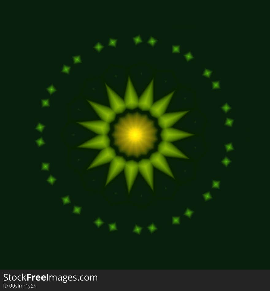 Illustration of abstract star and light. Illustration of abstract star and light.