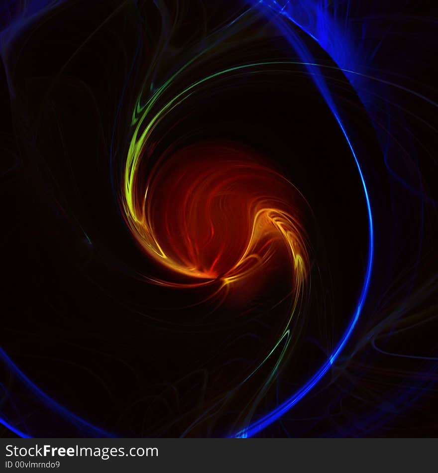 Illustration of abstract red and blue light. Illustration of abstract red and blue light.