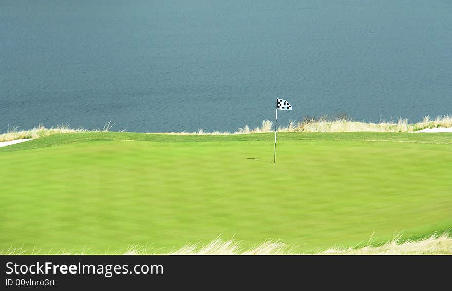 Golf course near a lake in beautiful British Columbia, Canada. Golf course near a lake in beautiful British Columbia, Canada