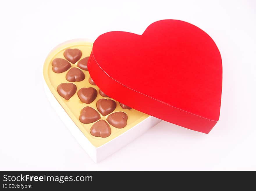 heart shape chocolates