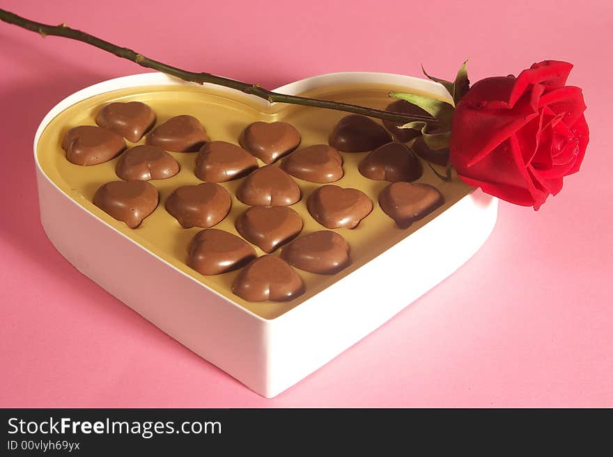 heart shape chocolates