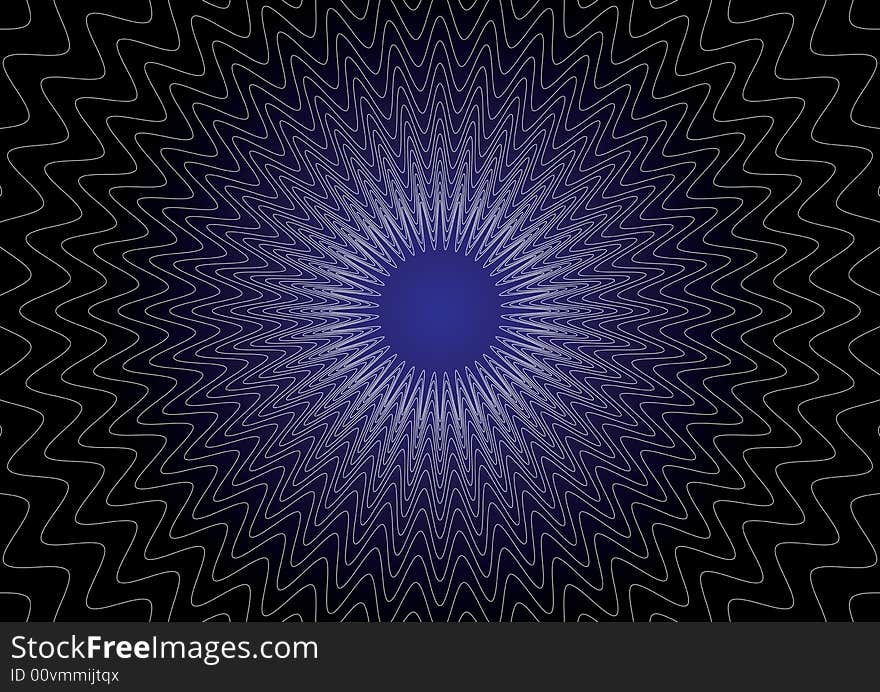 Illustration of Line Effect in Black Background. Illustration of Line Effect in Black Background