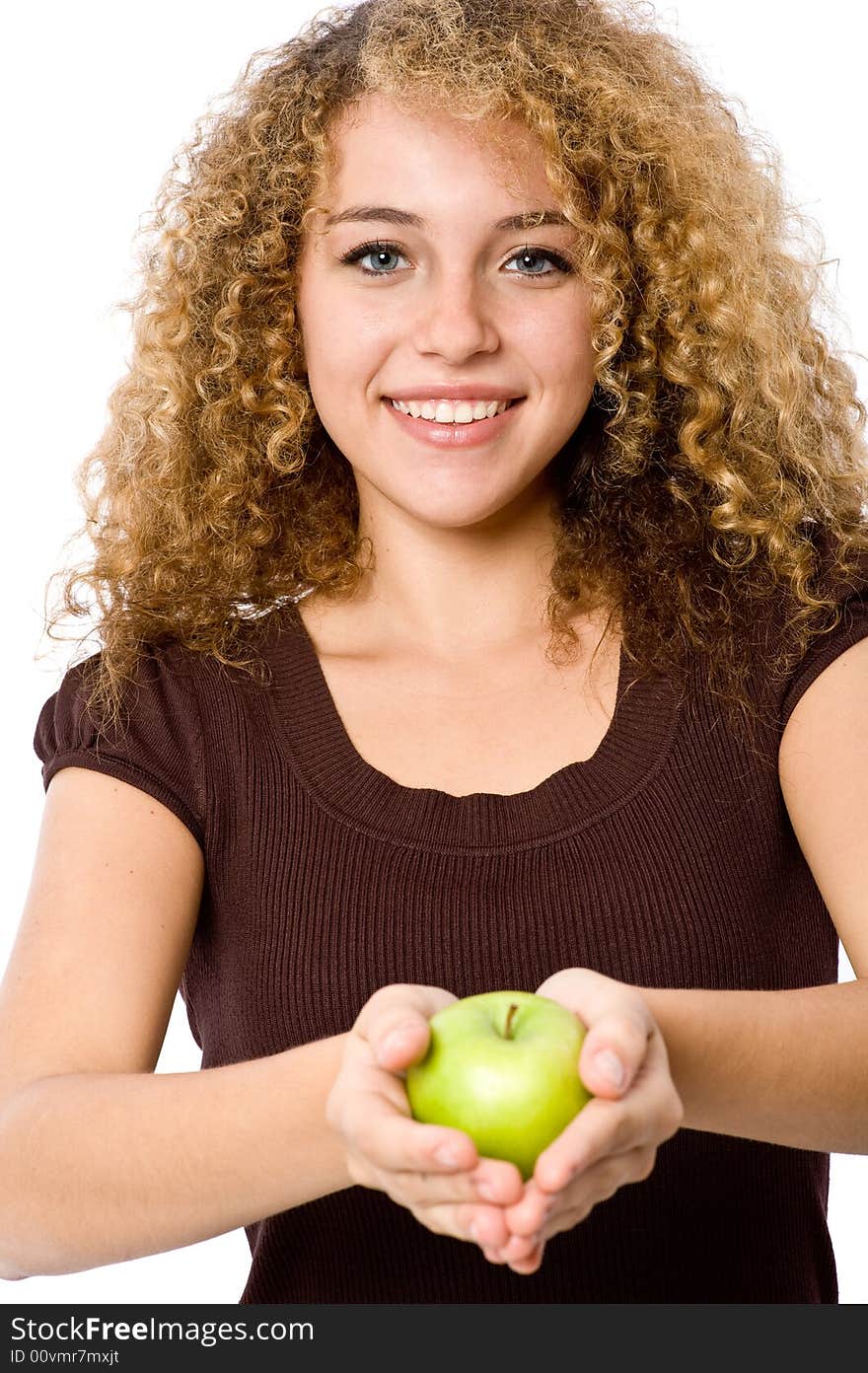 Girl With Apple