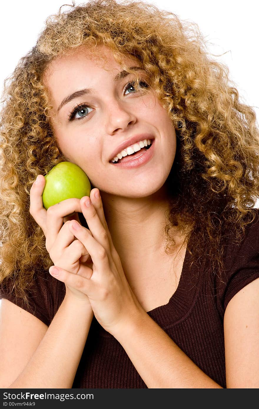 Girl With Apple