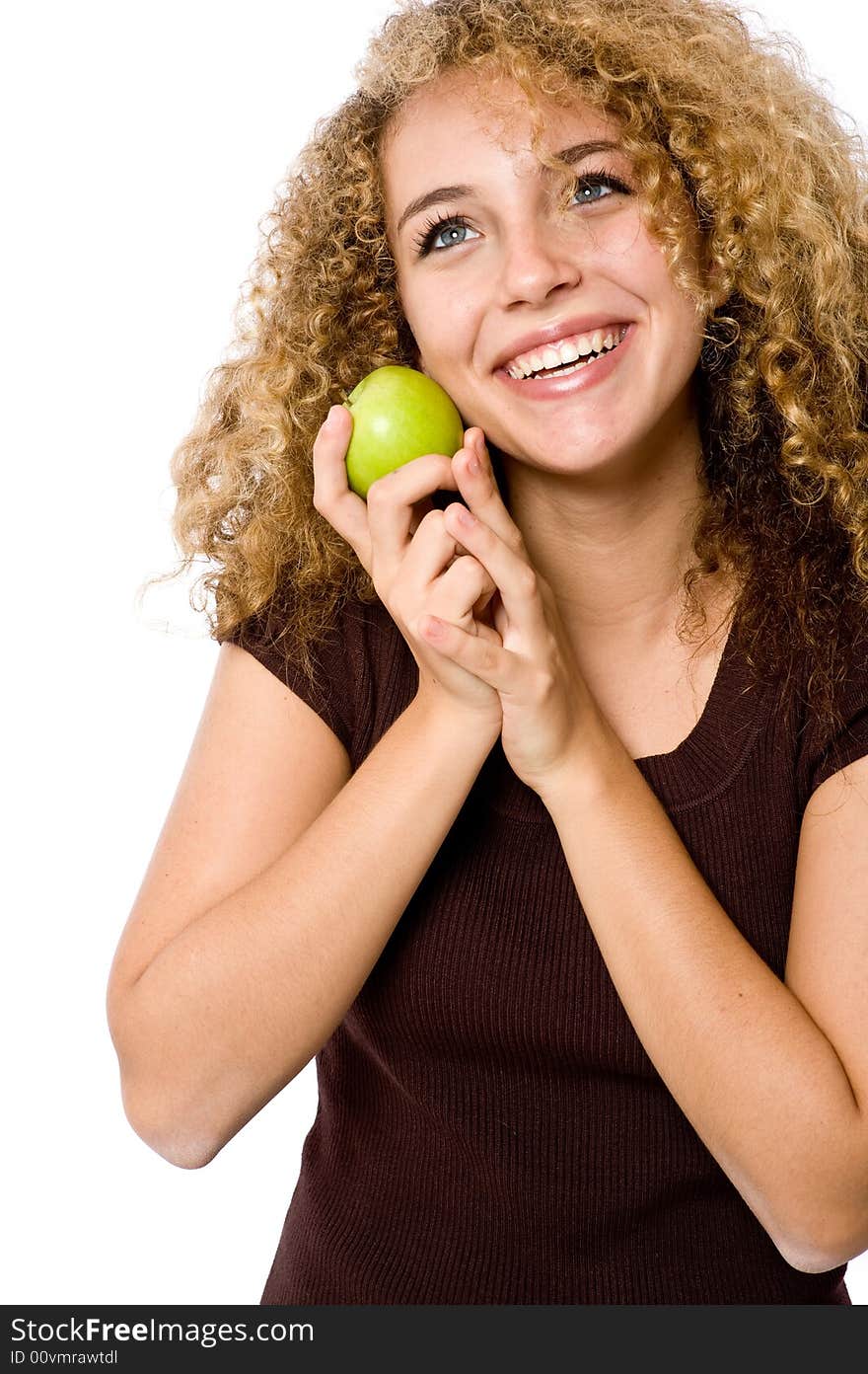 Girl With Apple