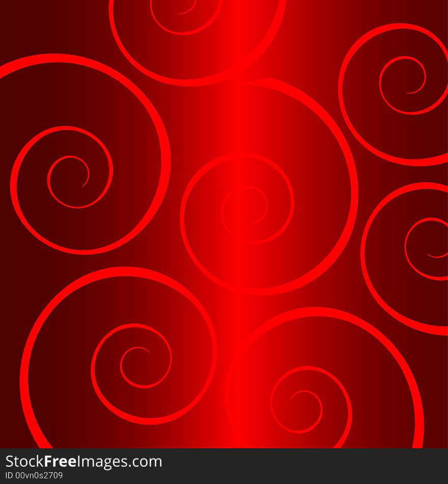 Cool red vector design