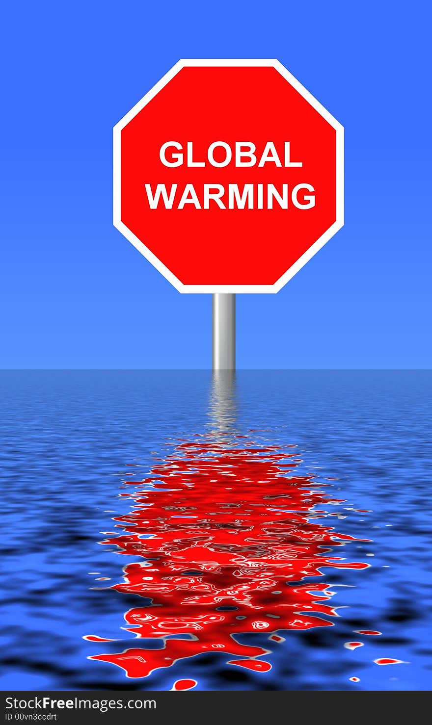 Global warming sign