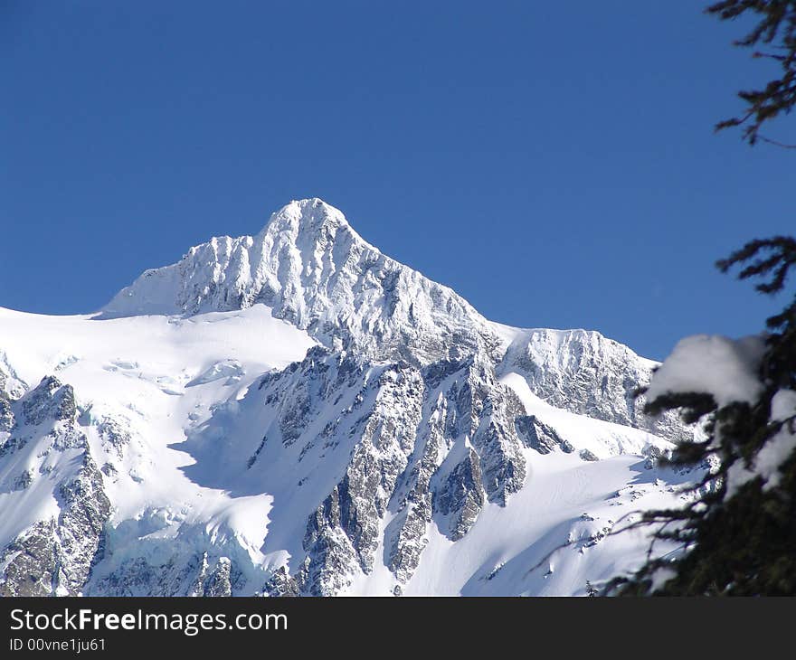 Winter Mt Shuksan