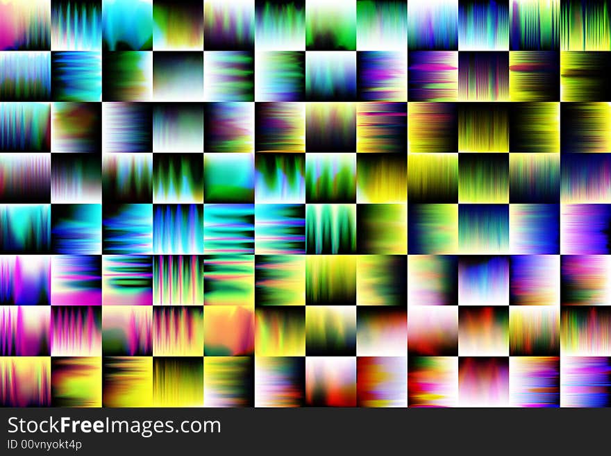 Multicolored Background with the colors green, blue, purple, yellow and pink.