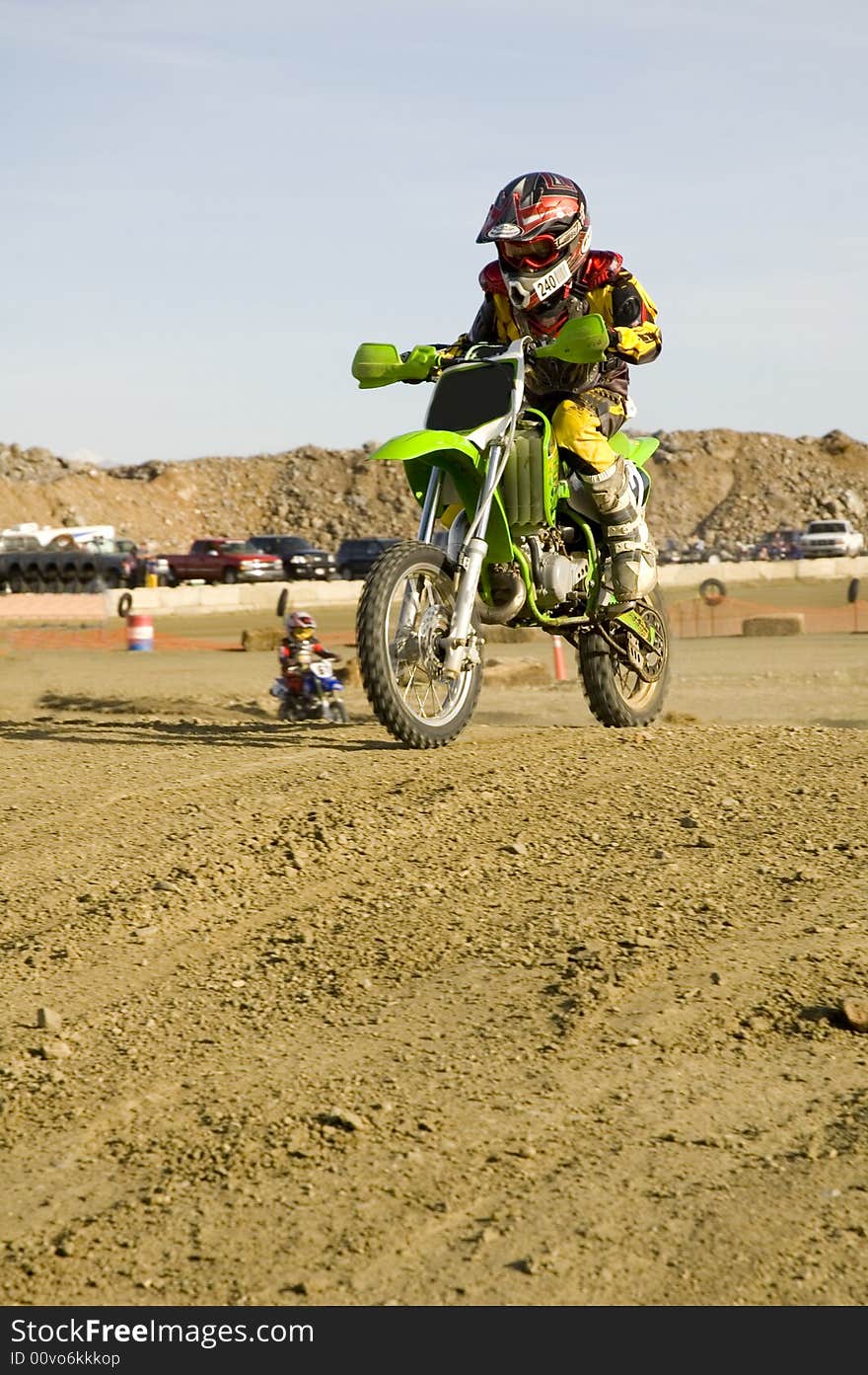 Dirt bike racer